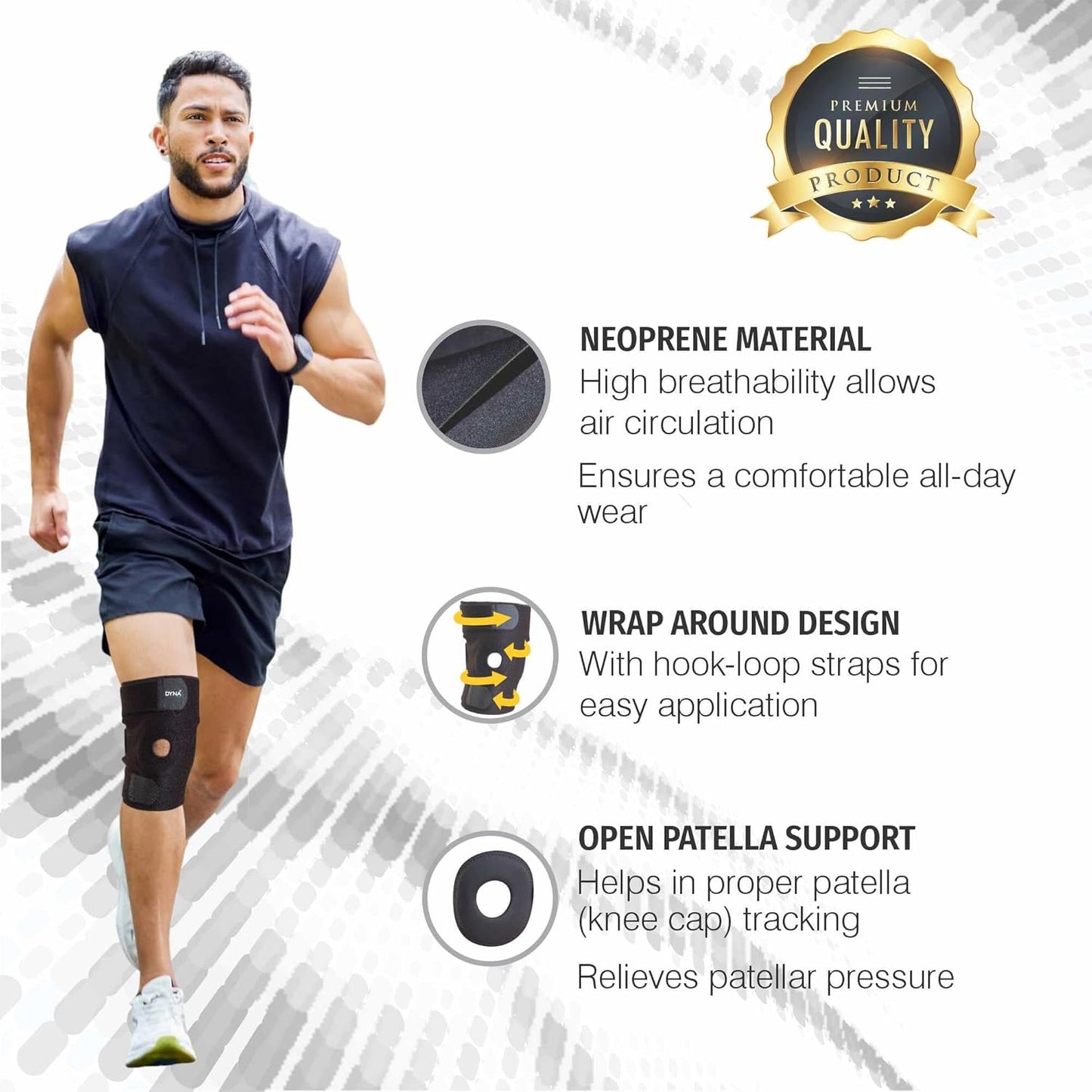 Adjustable Knee Cap Support Brace for Knee